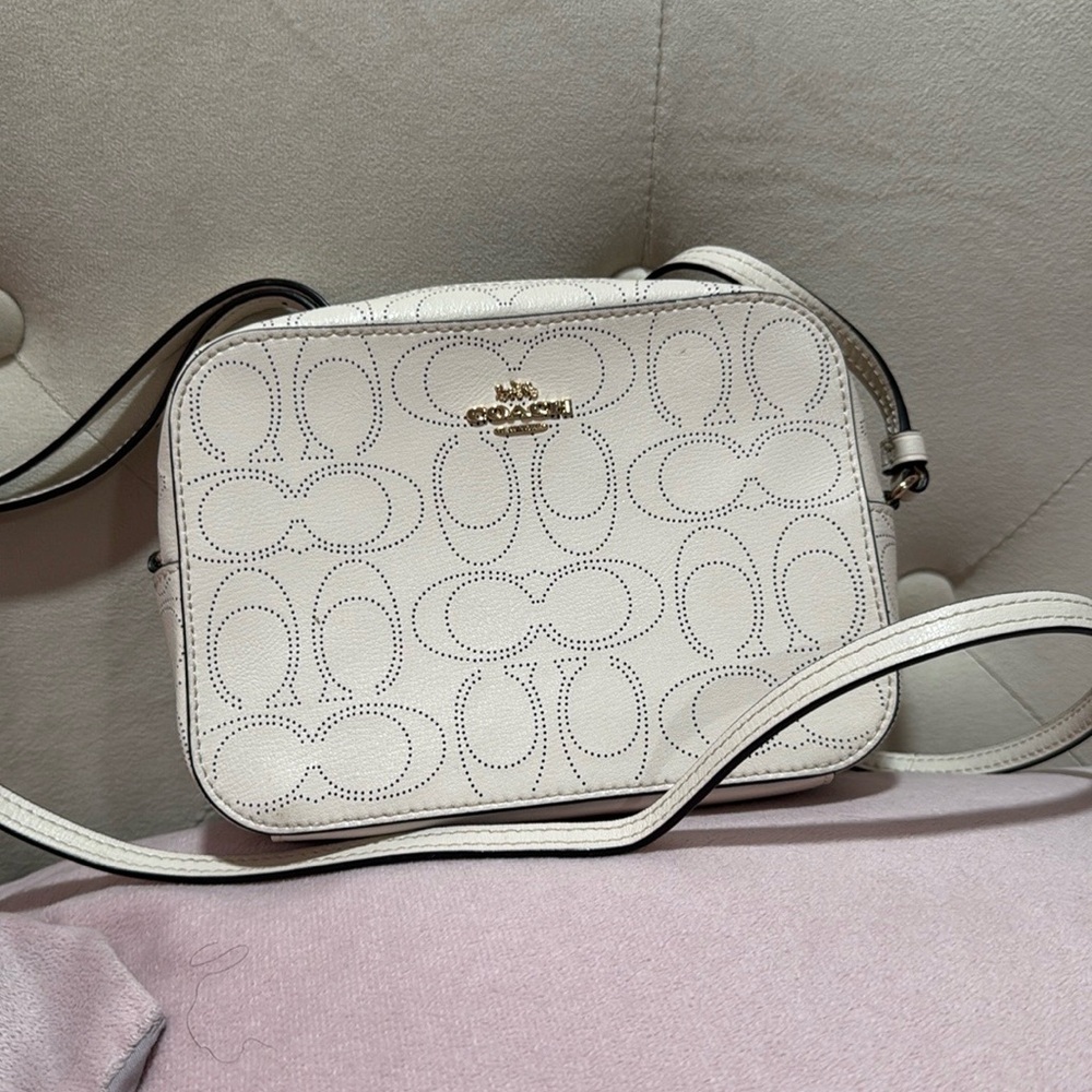 Coach White Crossbody Bag